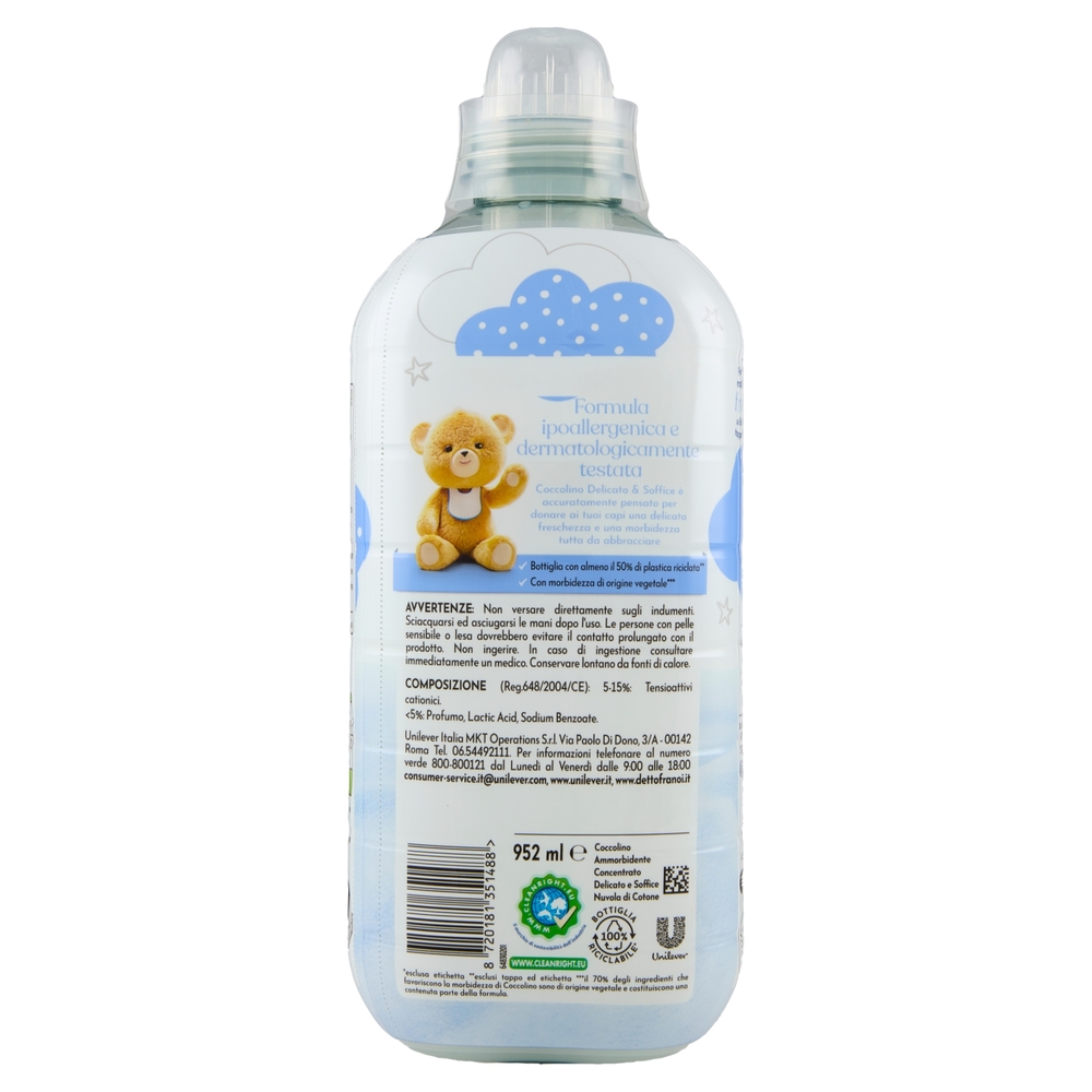 Coccolino Ammorbidente Concentrato Delicato & Soffice 42 Lavaggi 980 ml